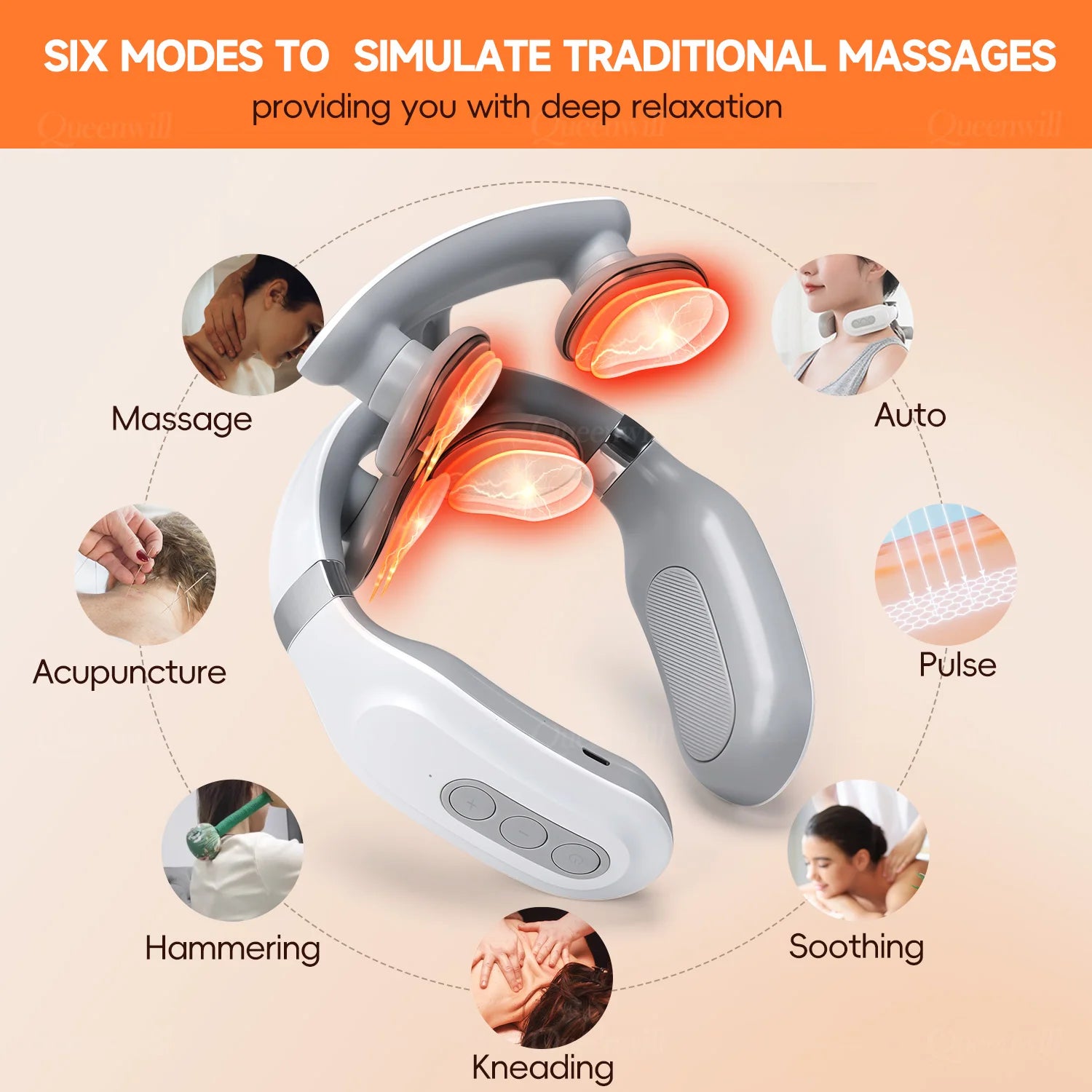 4D Electric Neck Massager