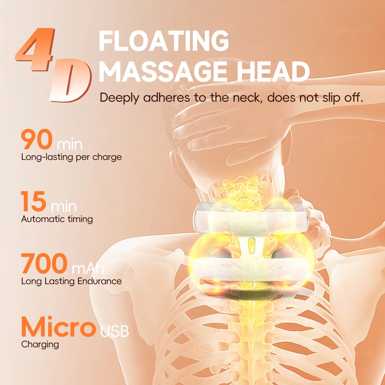 4D Electric Neck Massager