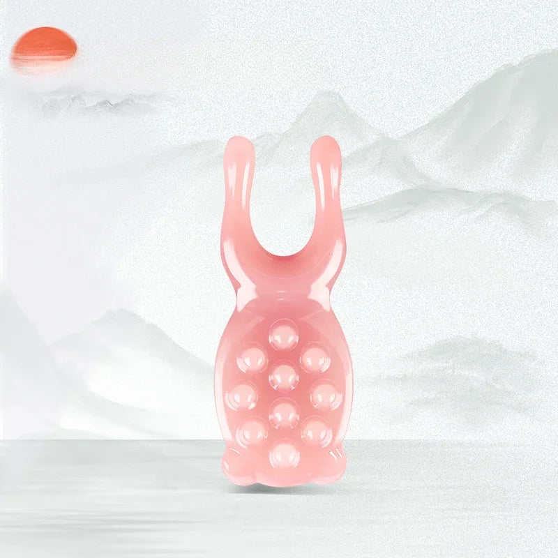 Face Lifting Guasha Resin Facial & Body Massager