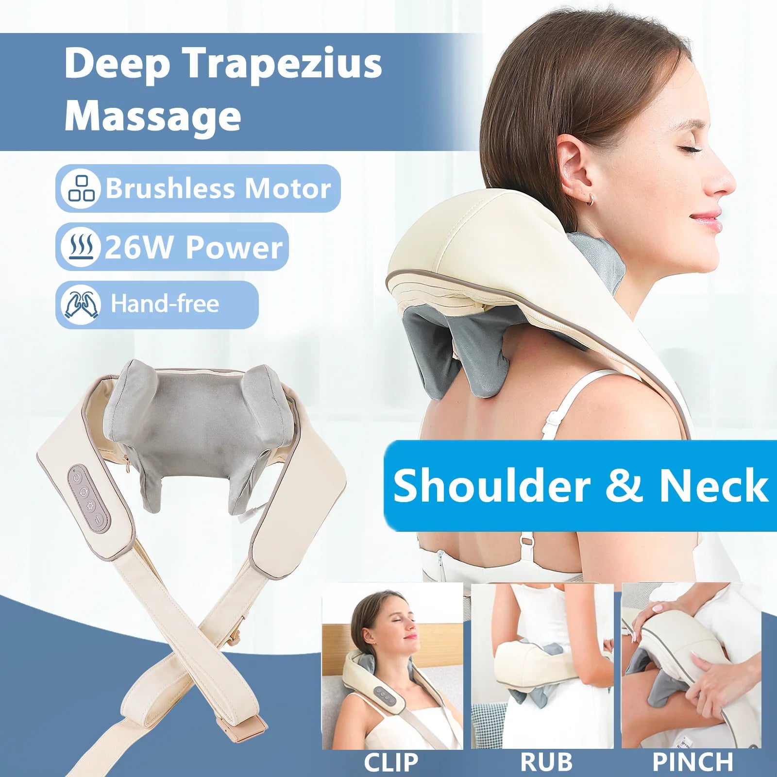 Brushless Neck & Shoulder Massager