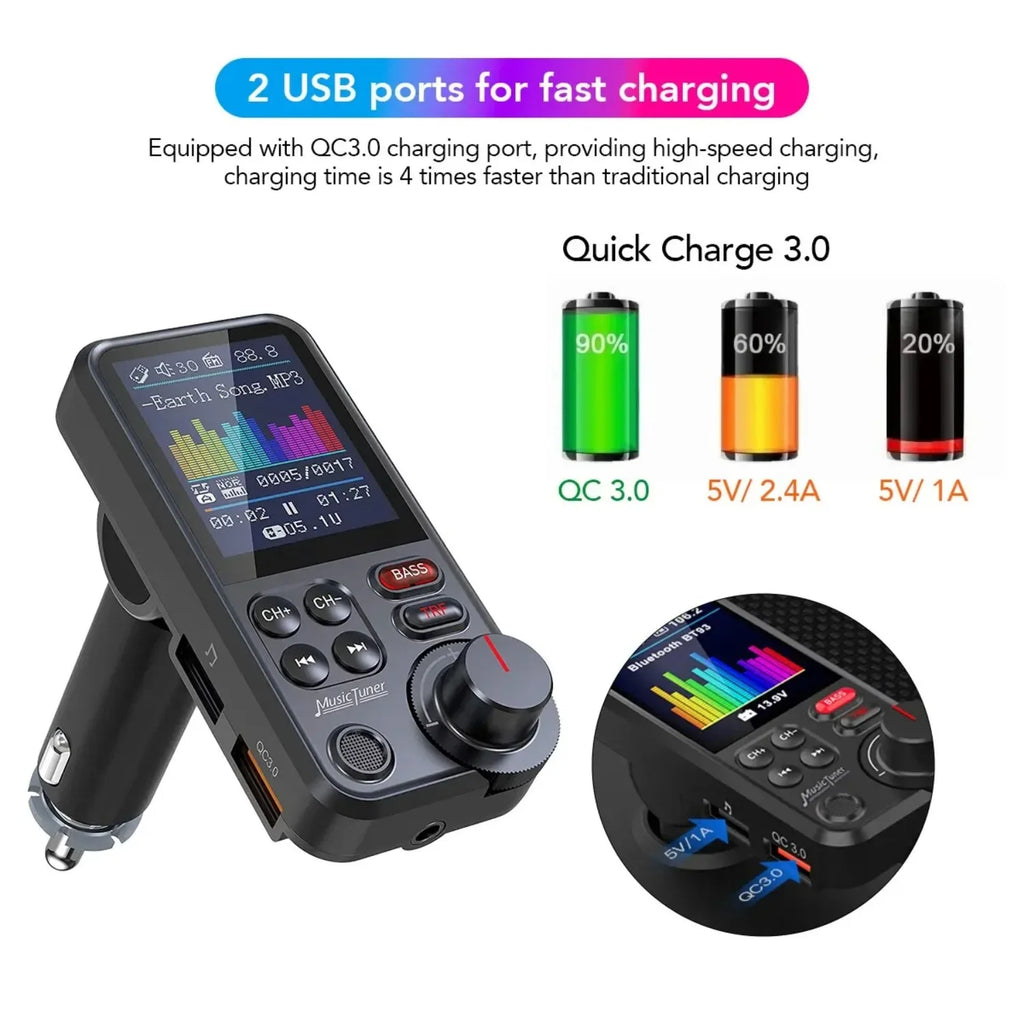 Wireless Car Bluetooth FM Transmitter