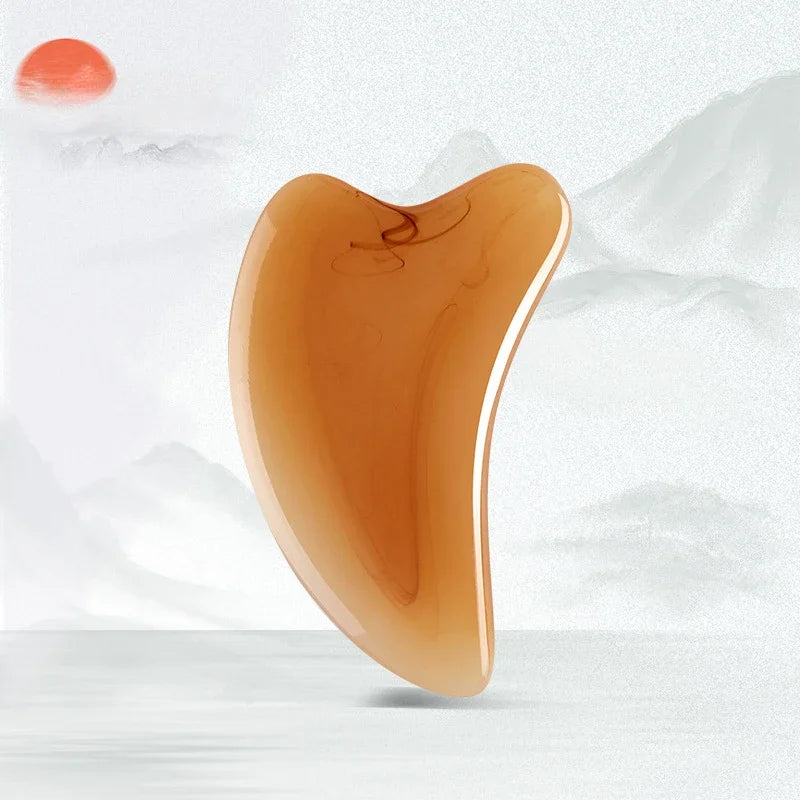 Face Lifting Guasha Resin Facial & Body Massager