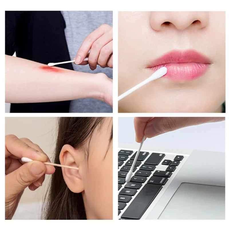 Double-Ended Cotton Swabs