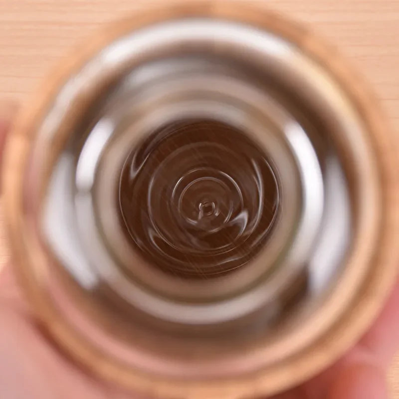 Borosilicate Glass Water Bottle with Bamboo Lid