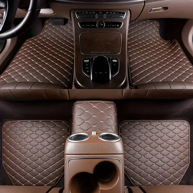 Waterproof PU Leather Car Floor Mats