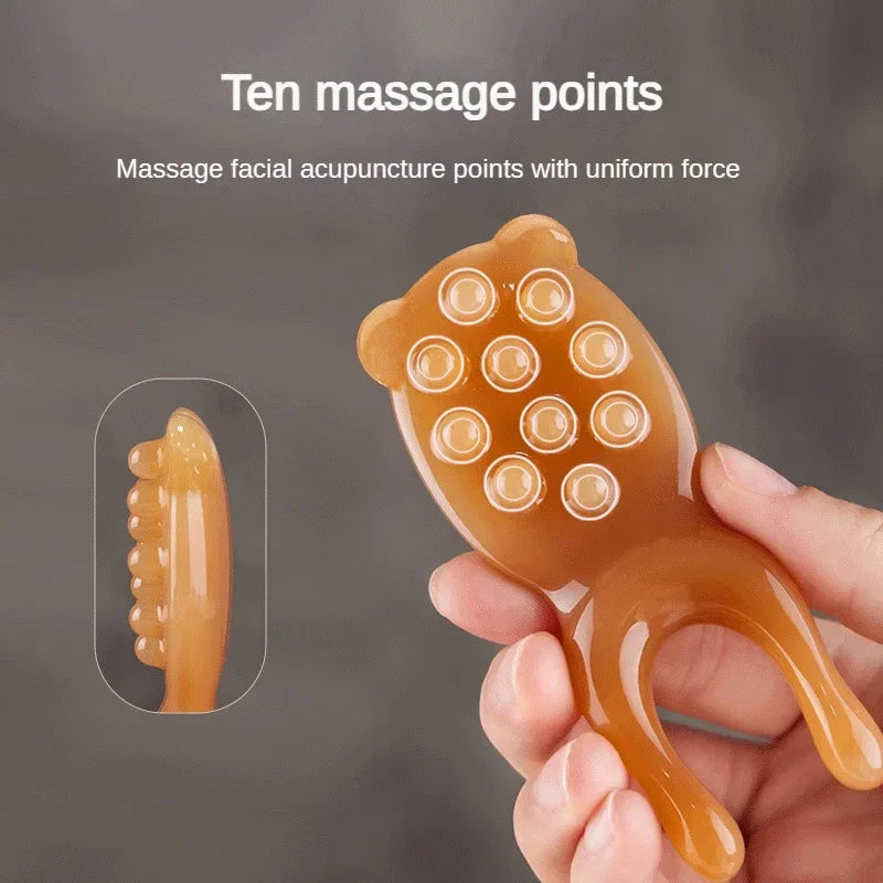 Face Lifting Guasha Resin Facial & Body Massager