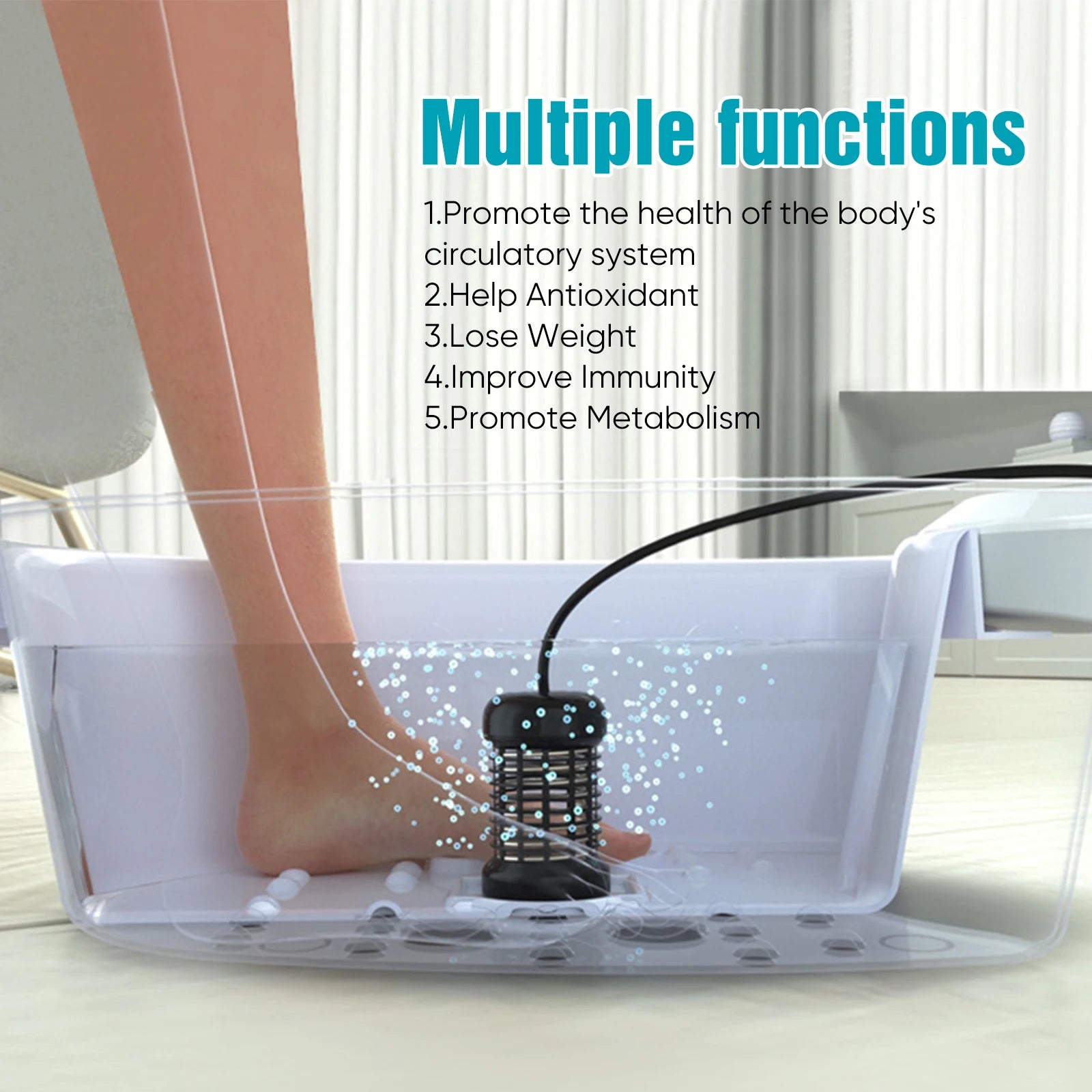 Detox Ionic Foot Spa Bath Machine